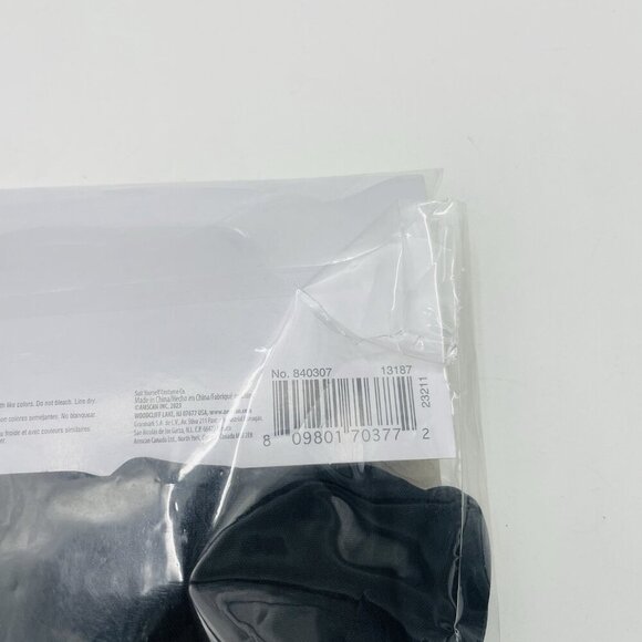 Hooded Cape Youth Child Unisex One Size Fits Most Halloween Costume in Black 469 - Picture 5 of 6